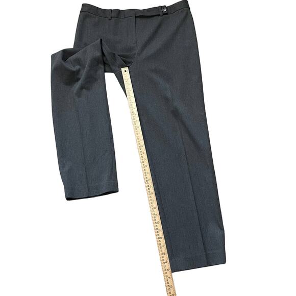 Talbots Trousers Women's Size 14 Straight Leg Pants Viscose Classic Career Gray - Picture 9 of 12